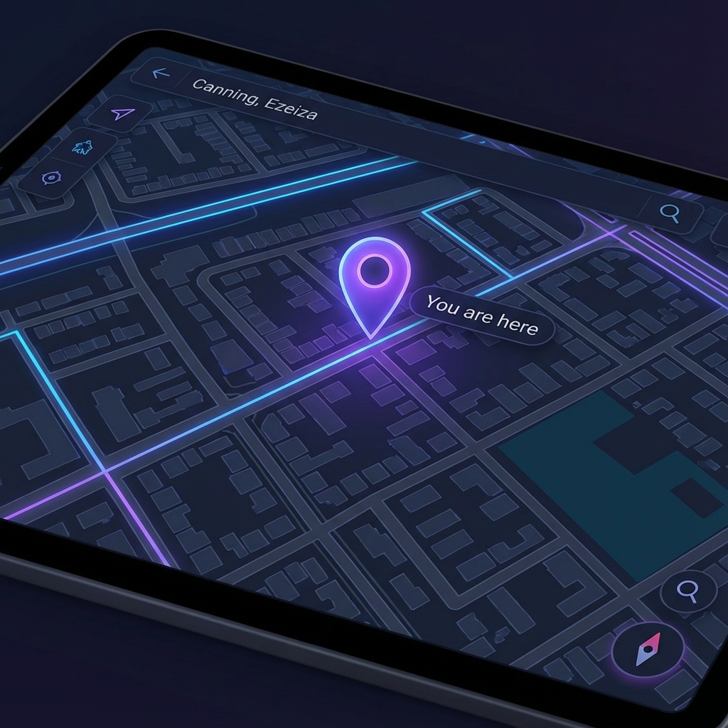 Mapa de ubicación Canning, Ezeiza